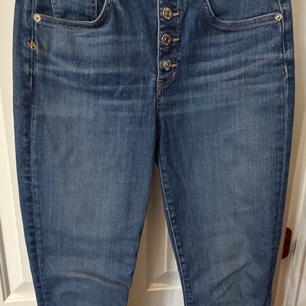Veronica Beard Classic Blue Ankle Jeans Debbie Ankle Skinny High Rise 28/8